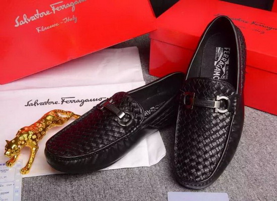Salvatore Ferragamo Business Casual Men Shoes--018